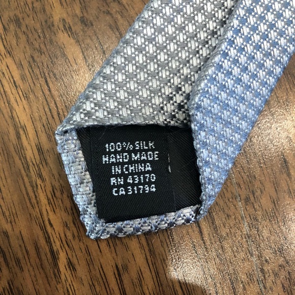 Gray Silk Alfani Tie - Picture 3 of 4